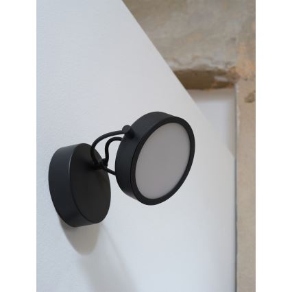 Osram - LED-seinävalaisin DECOR PUCK LED/11W/230V musta