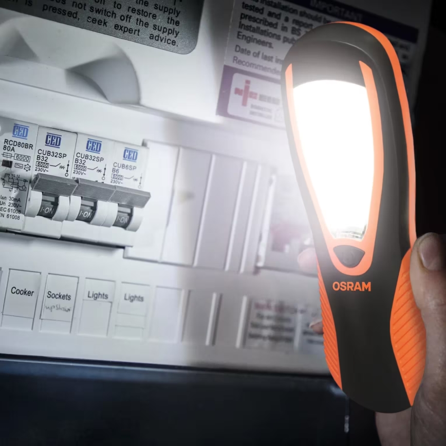 Osram - LED-taskulamppu LEDINSPECT TASK 180 ESSENTIAL LED/3W/3xAAA