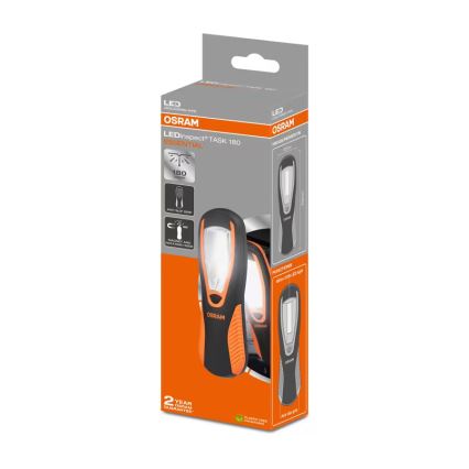 Osram - LED-taskulamppu LEDINSPECT TASK 180 ESSENTIAL LED/3W/3xAAA