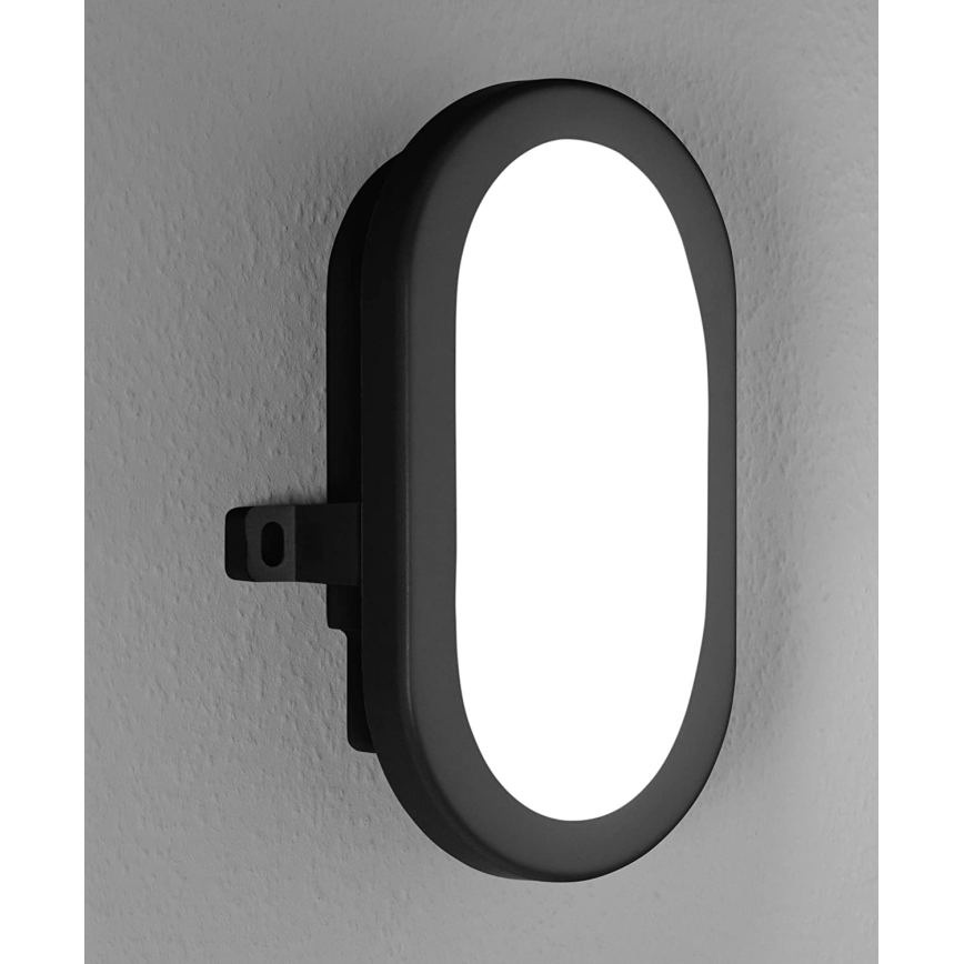 Osram - LED ulkoseinävalaisin BULKHEAD LED/6W/230V IP54 musta