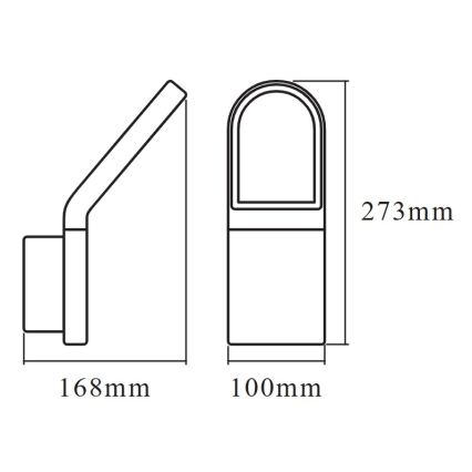 Osram - LED ulkoseinävalaisin ENDURA STYLE LED/12W/230V IP54