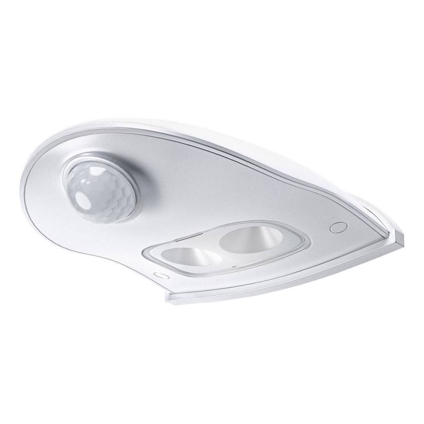 Osram - LED ulkoseinävalaisin anturilla DOORLED LED/0,5W/3xAA IP54 valkoinen