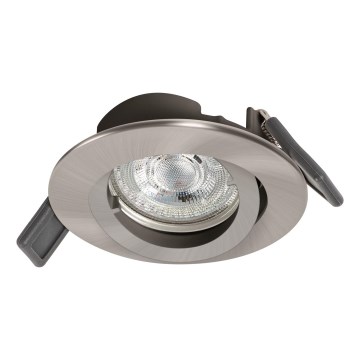 Osram - LED-upotettava alasvalo SPOT 1xGU10/4,3W/230V 2700K CRI 90 mattakromi