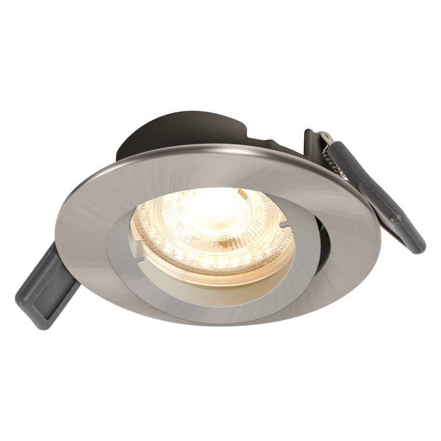 Osram - LED-upotettava alasvalo SPOT 1xGU10/4,3W/230V 2700K CRI 90 mattakromi