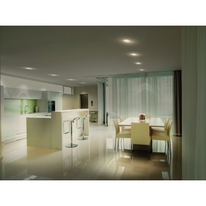 Osram - LED-upotettava SPOT 1xGU10/4,3W/230V 2700K CRI 90 valkoinen