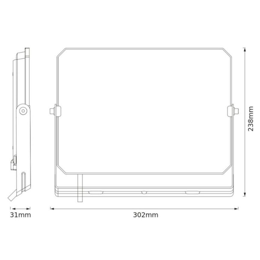 Osram - LED-valonheitin FLOODLIGHT LED/100W/230V 3000K IP65