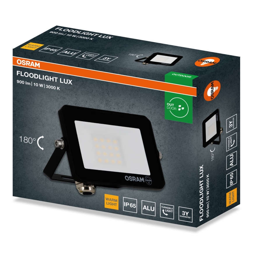 Osram - LED-valonheitin FLOODLIGHT LED/10W/230V 3000K IP65