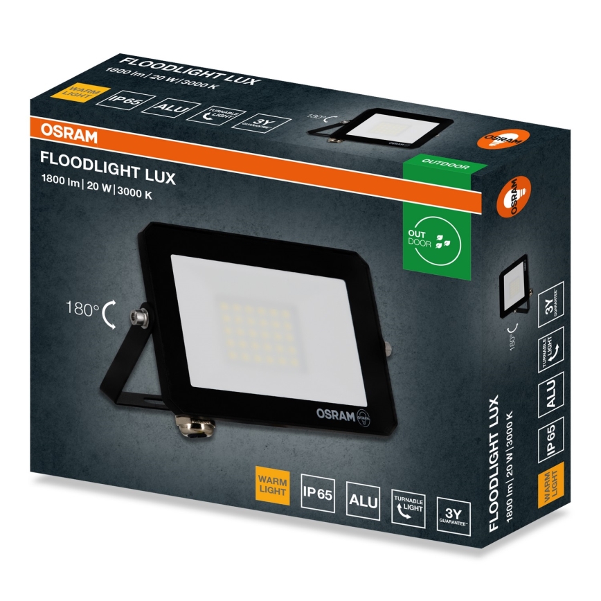 Osram - LED-valonheitin FLOODLIGHT LED/20W/230V 3000K IP65