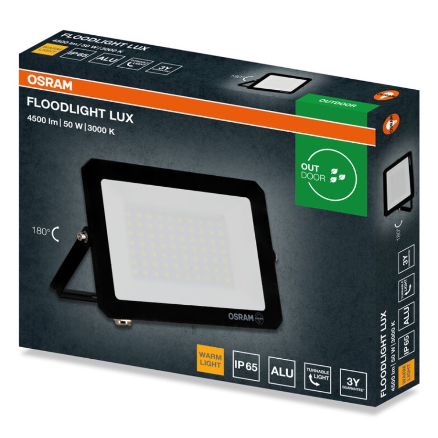 Osram - LED-valonheitin FLOODLIGHT LED/50W/230V 3000K IP65