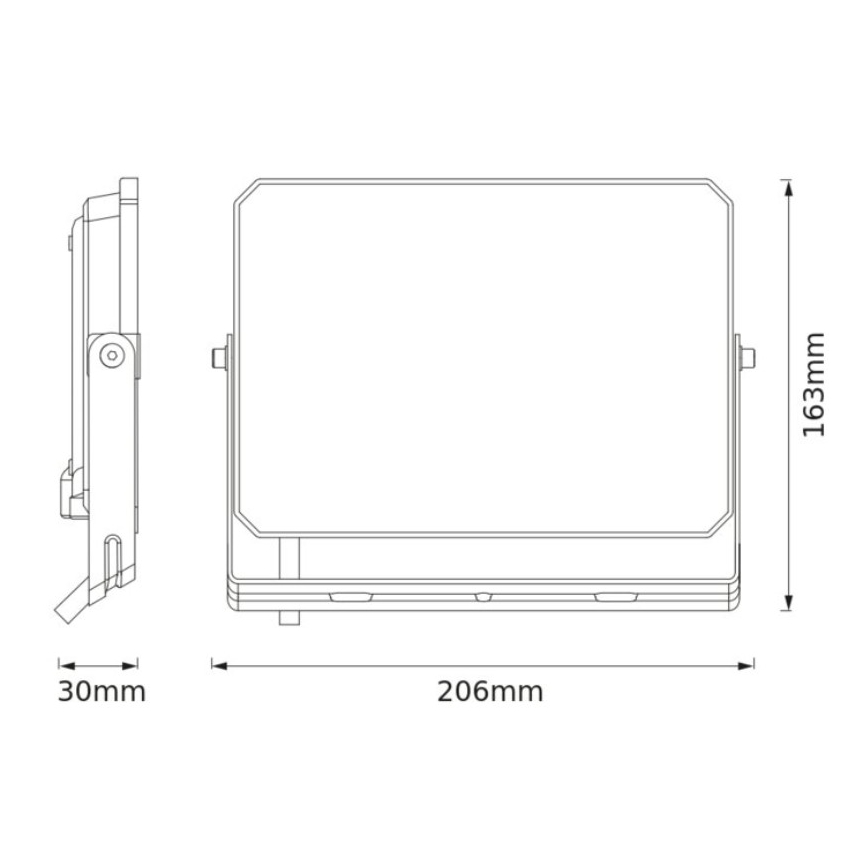 Osram - LED-valonheitin FLOODLIGHT LED/50W/230V 3000K IP65