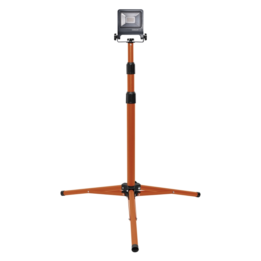 Osram - LED-valonheitin jalustalla TRIPOD LED/20W/230V 4000K IP65 oranssi