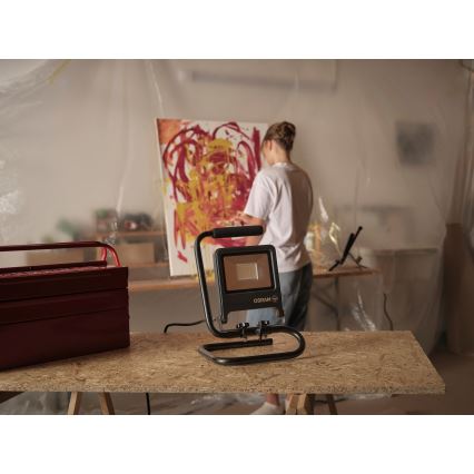 Osram - LED-valonheitin kiinnikkeellä S-STAND LED/30W/230V 4000K IP65 antrasiitti