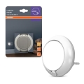 Osram - LED-yövalo anturilla LUNETTA LED/0,3W/230V 3000K