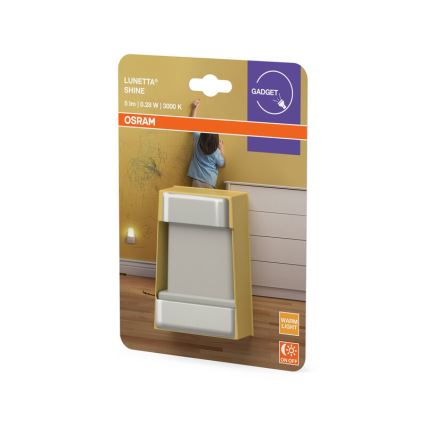 Osram - LED-yövalo hämäräkytkimellä LUNETTA LED/0,28W/230V 3000K