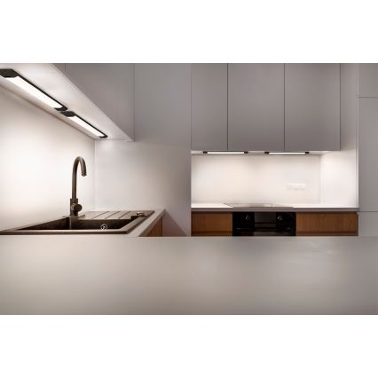 Osram - himmennettävä LED-alakaappivalaisin liiketunnistimella LINEAR EDGE LED/8W/230V 3000/4000/6500K 50 cm musta