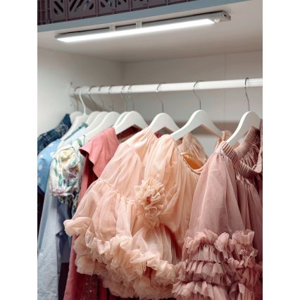 Osram - LED alakaapin valaisin liike- ja hämäräanturilla LINEAR 4W/3,7V 1500 mAh 3000/4000/6500K 60 cm harmaa