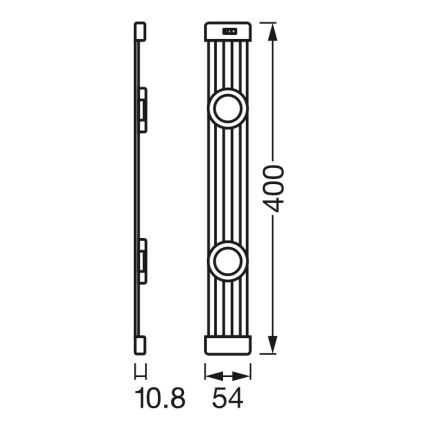 Osram - LED-himmennettävä alakaappivalaisin liiketunnistimella LINEAR MAGNET LED/7W/230V 4000K 40 cm valkoinen
