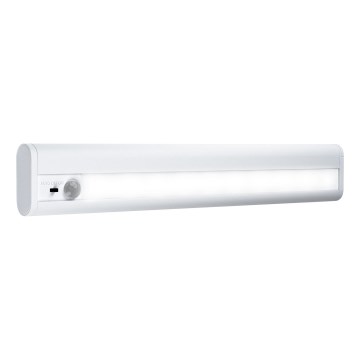 Osram - LINEARLED alakaapin LED-valaisin liike- ja hämärätunnistimella LED/2,9W/9V 6xAA 4000K 31,4 cm valkoinen