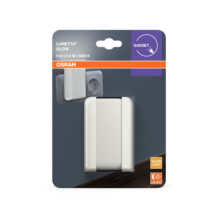 Osram - LUNETTA LED yövalo hämäräkytkimellä 0,3 W / 230 V