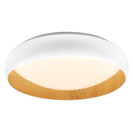 Osram - LED-himmennettävä kattovalaisin ORBIS LIVIA LED/24W/230V halkaisija 43 cm valkoinen/ruskea