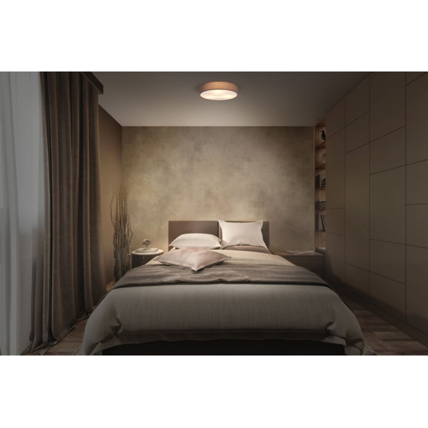 Osram - ORBIS PARIS kattovalaisin 2xE27/25W/230V, halkaisija 40 cm, ruskea