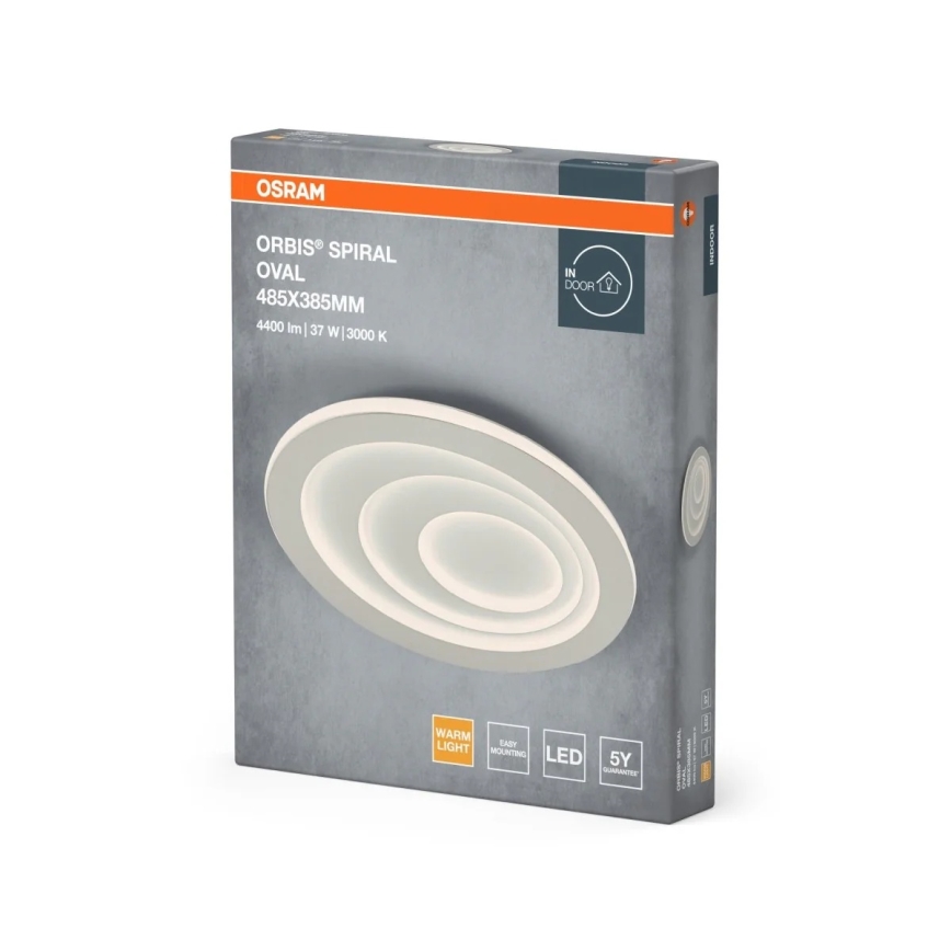 Osram - ORBIS SPIRAL LED/37W/230V kattovalaisin, valkoinen