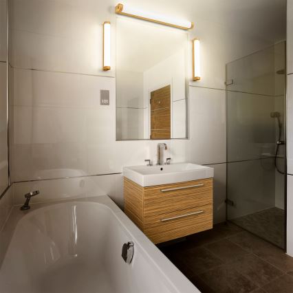 Osram - ORBIS TUBE LED himmennettävä kylpyhuoneen peilivalaisin LED/12W/230V 3000/4000K 60 cm IP44 ruskea