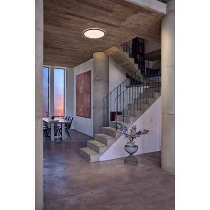 Osram - LED-himmennettävä kattovalaisin ORBIS ULTRA SLIM LED/15W/230V 3000K halkaisija 23,5 cm musta