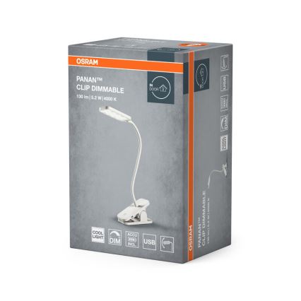 Osram - PANAN himmennettävä kosketusohjattu LED-pöytälamppu LED/5,2W/5V 1200 mAh