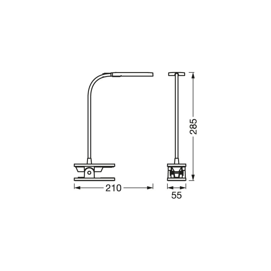 Osram - PANAN himmennettävä kosketusohjattu LED-pöytälamppu LED/5,2W/5V 1200 mAh