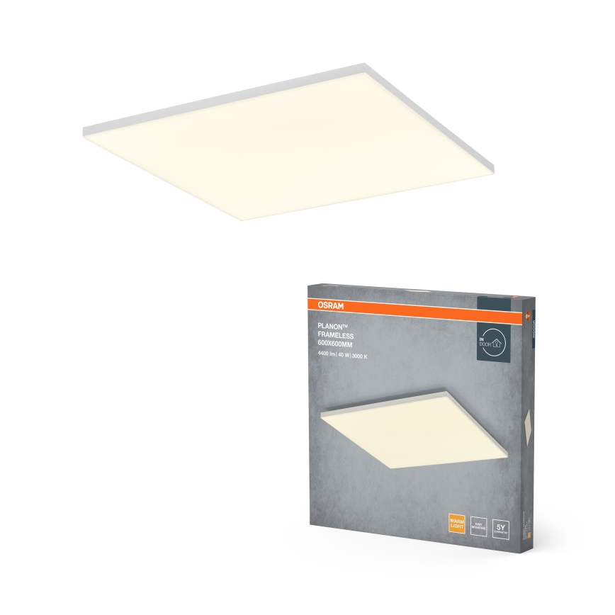 Osram - Pinta-asennettava LED-paneeli PLANON LED/40W/230V 3000K 60x60 cm valkoinen