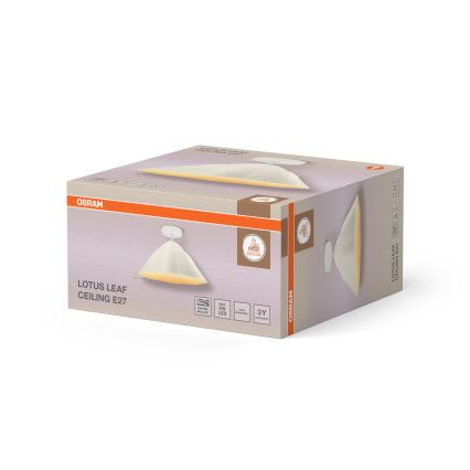 Osram - Pintakiinnitteinen kattovalaisin LOTUS LEAF 1xE27/9W/230V halkaisija 39,6 cm