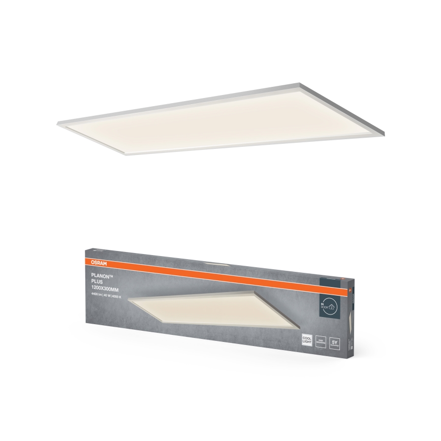 Osram - pintakiinnitteinen PLANON LED/40 W/230 V 4000 K 30 x 120 cm valkoinen