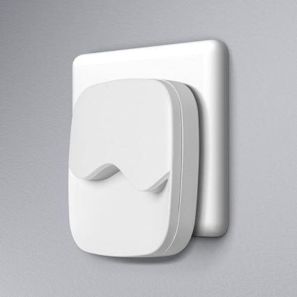 Osram - Pistokkeeseen kytkettävä LED-yövalo hämärätunnistimella LUNETTA LED/0,5W/230V