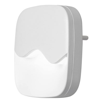 Osram - Pistokkeeseen kytkettävä LED-yövalo hämärätunnistimella LUNETTA LED/0,5W/230V