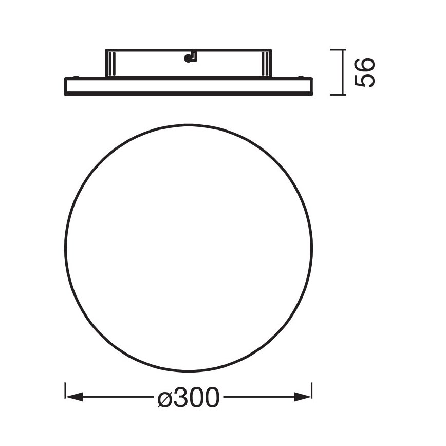 Osram - PLANON LED -kattovalaisin 20 W / 230 V, 3000 K, Ø 30 cm, valkoinen