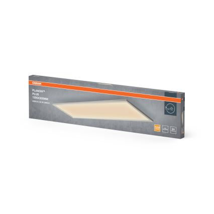 Osram - PLANON pinta-asennettava LED-paneeli 40W/230V 3000K 30x120 cm valkoinen