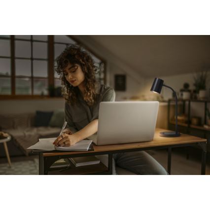 Osram - Pöytälamppu DESK LINE 1xGU10/9W/230V musta