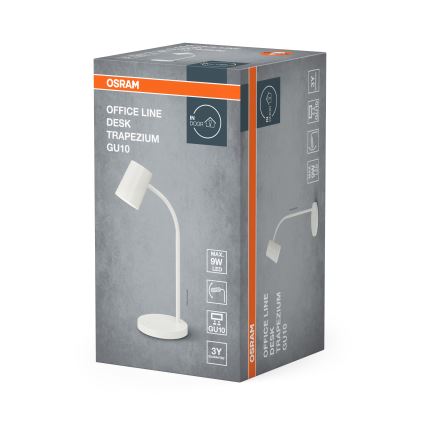 Osram - Pöytälamppu DESK LINE 1xGU10/9W/230V valkoinen