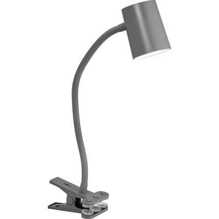 Osram - Pöytälamppu klipsillä DESK LINE 1xGU10/9W/230V harmaa