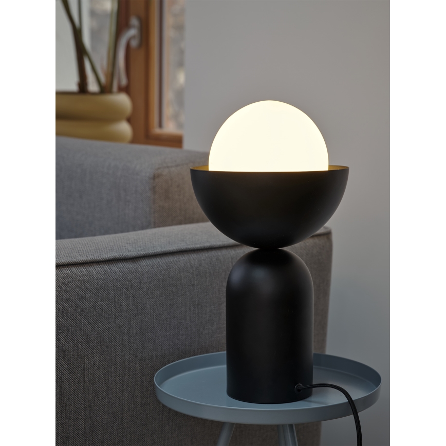 Osram - Pöytävalaisin DECOR BOWL 1xE14/25W/230V musta