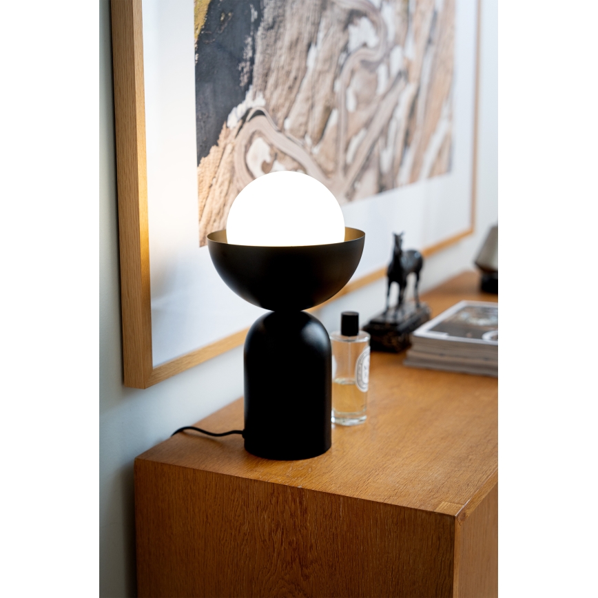 Osram - Pöytävalaisin DECOR BOWL 1xE14/25W/230V musta