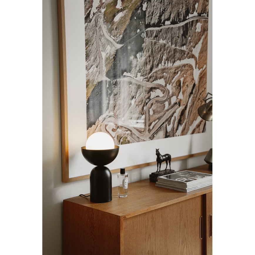 Osram - Pöytävalaisin DECOR BOWL 1xE14/25W/230V musta