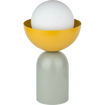 Osram - Pöytävalaisin DECOR BOWL 1xE14/25W/230V vihreä/keltainen