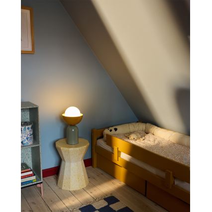 Osram - Pöytävalaisin DECOR BOWL 1xE14/25W/230V vihreä/keltainen