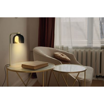 Osram - Pöytävalaisin DECOR COROLLE 1xG9/20W/230V musta/kultainen