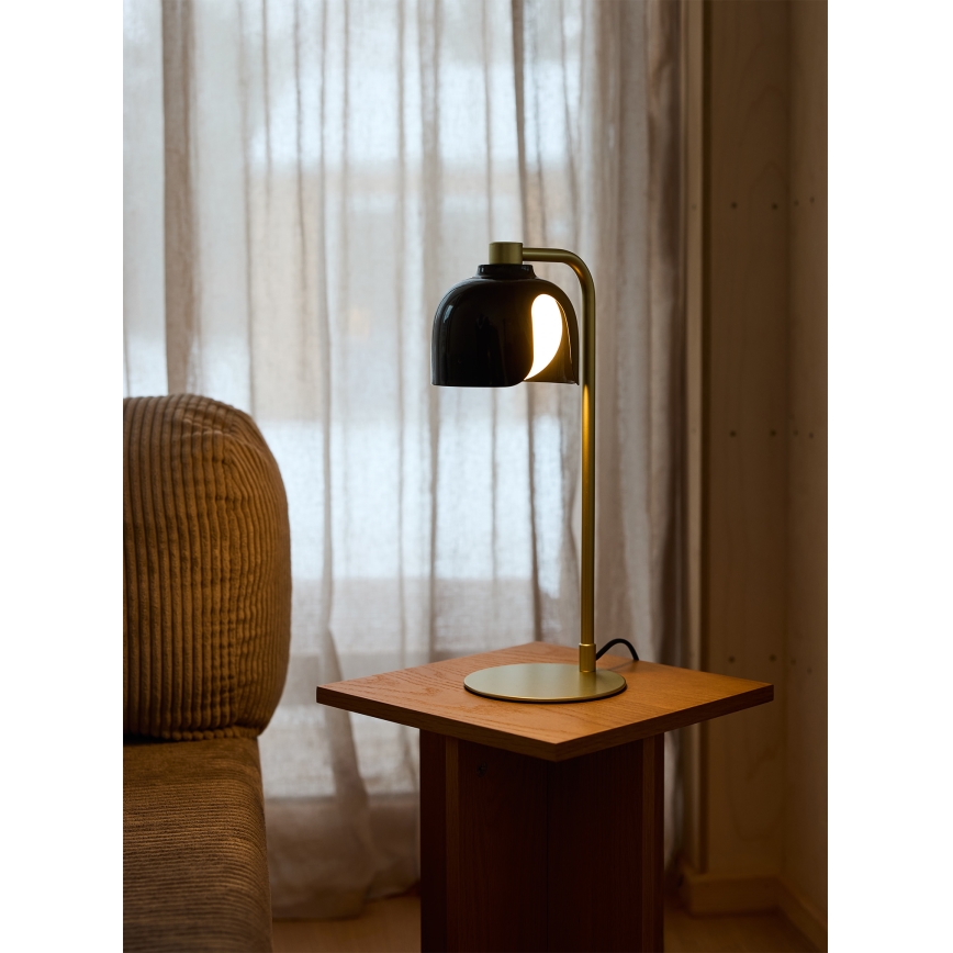 Osram - Pöytävalaisin DECOR COROLLE 1xG9/20W/230V musta/kultainen