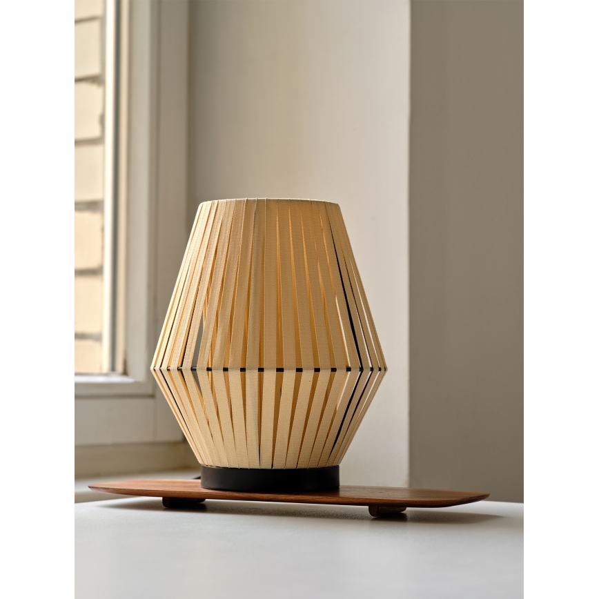 Osram - Pöytävalaisin DECOR STRIPES 1xE14/5W/230V beige