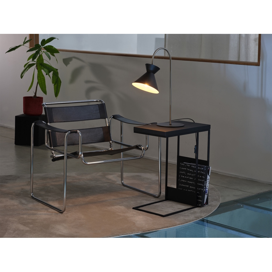 Osram - Pöytävalaisin DECOR WAIST 1xE27/40W/230V musta