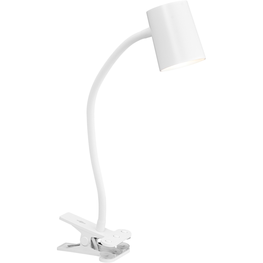 Osram - Pöytävalaisin klipsillä DESK LINE 1xGU10/9W/230V valkoinen